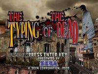 une photo d'Ã©cran de The Typing of the Dead sur Sega Dreamcast